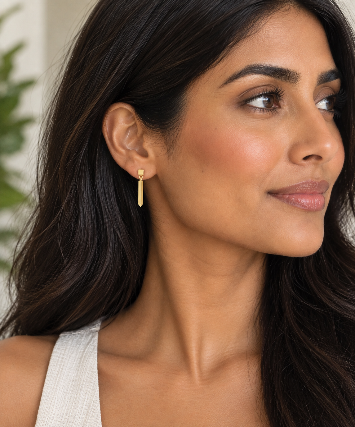 Strong Foundations Earrings - Gold