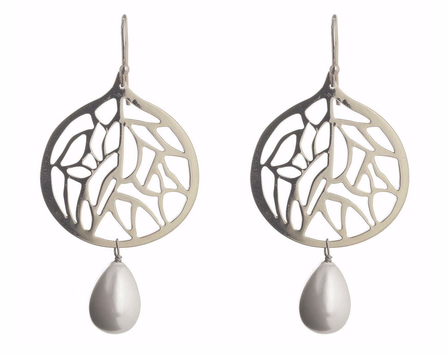Fruit of the Vine with Pearls - Silver