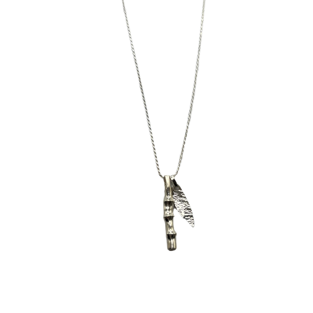 Nepali Bamboo Leaf Necklace