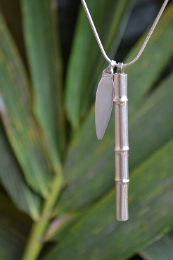 Nepali Bamboo Leaf Necklace