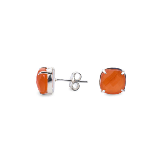 Carnelian Stud Earrings