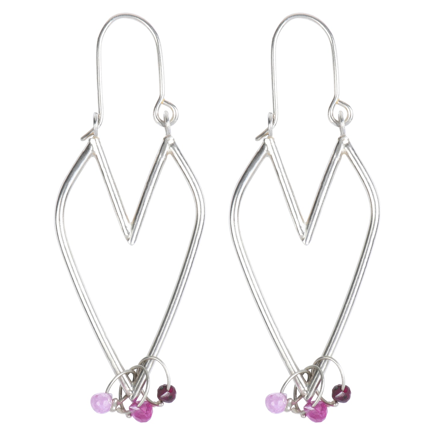 Rani Earrings with Sapphires