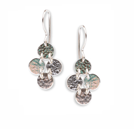 Rupee Earrings - Silver