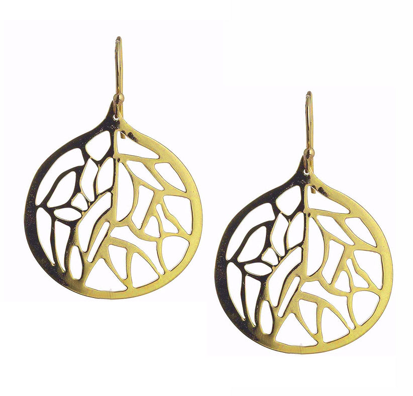 Dreamcatcher Earrings - Gold Dipped