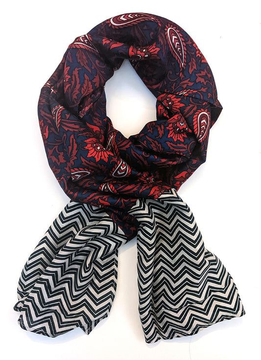 Silk Scarf - Paisley