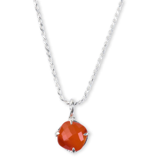 Carnelian Pendant Necklace