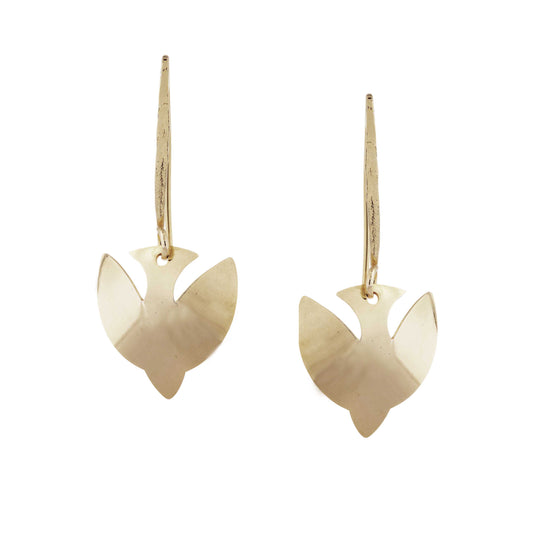 Free Bird Earrings - Gold