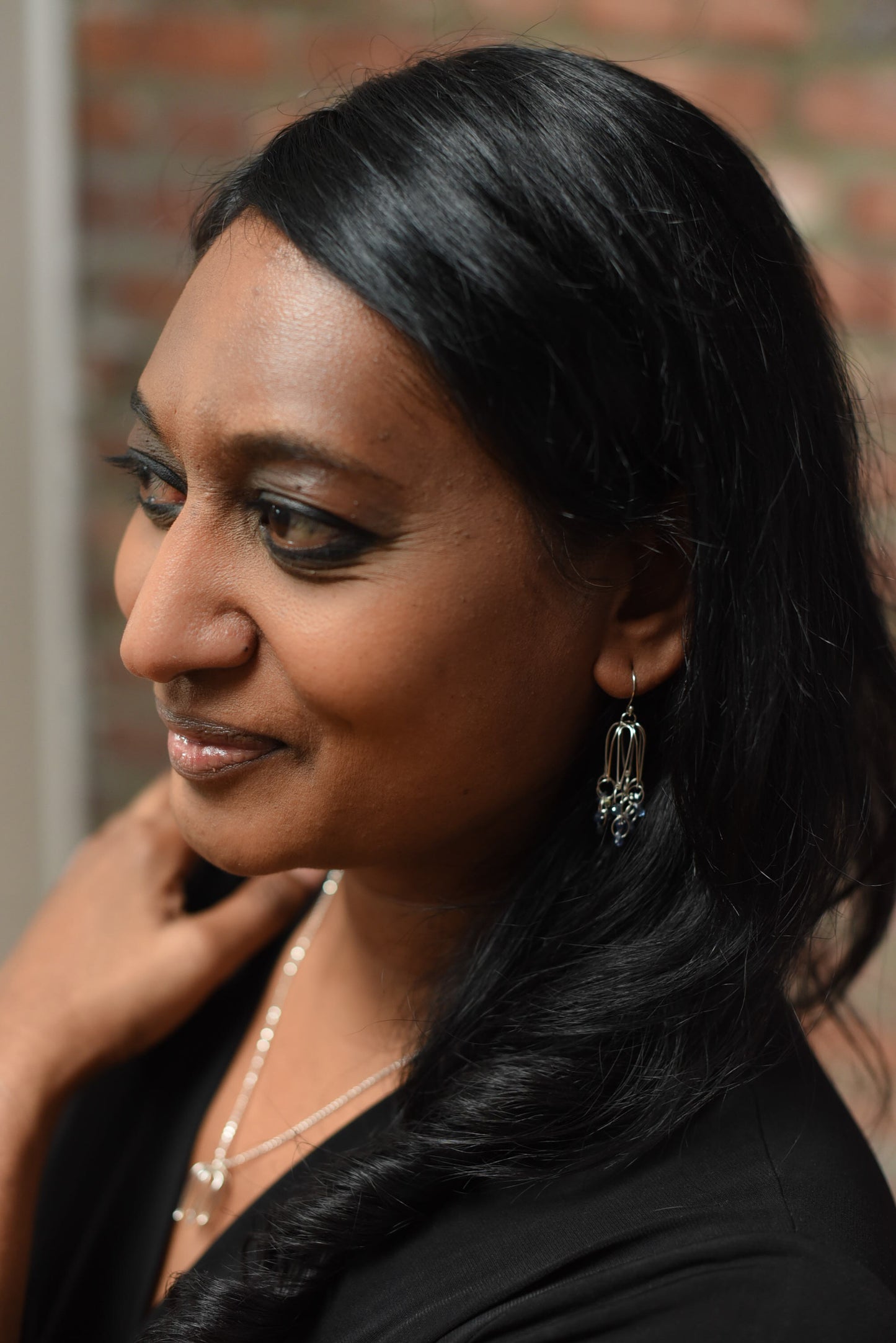 Masala Earrings with Sapphires
