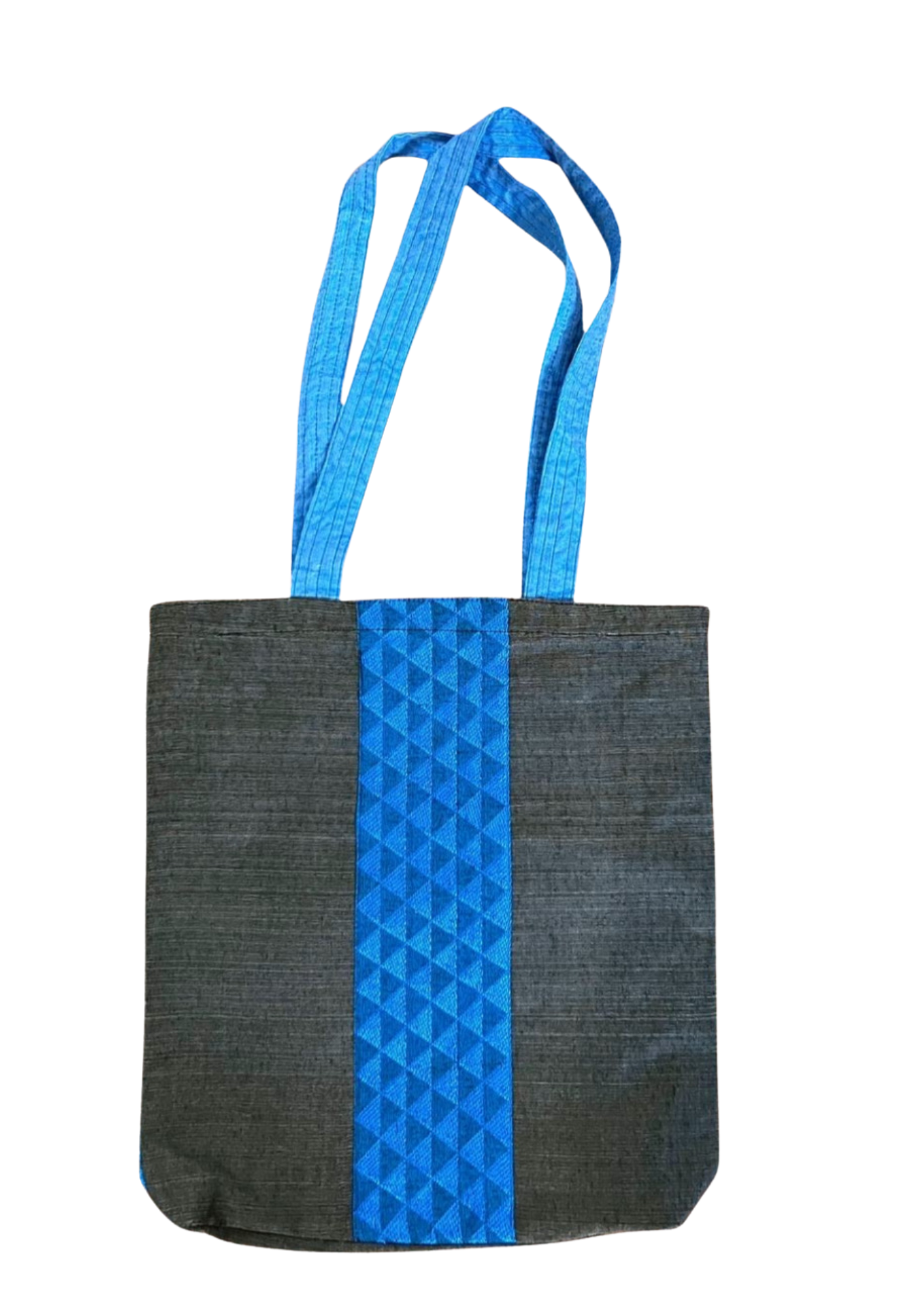 Market Tote Bag - Blue/Gray