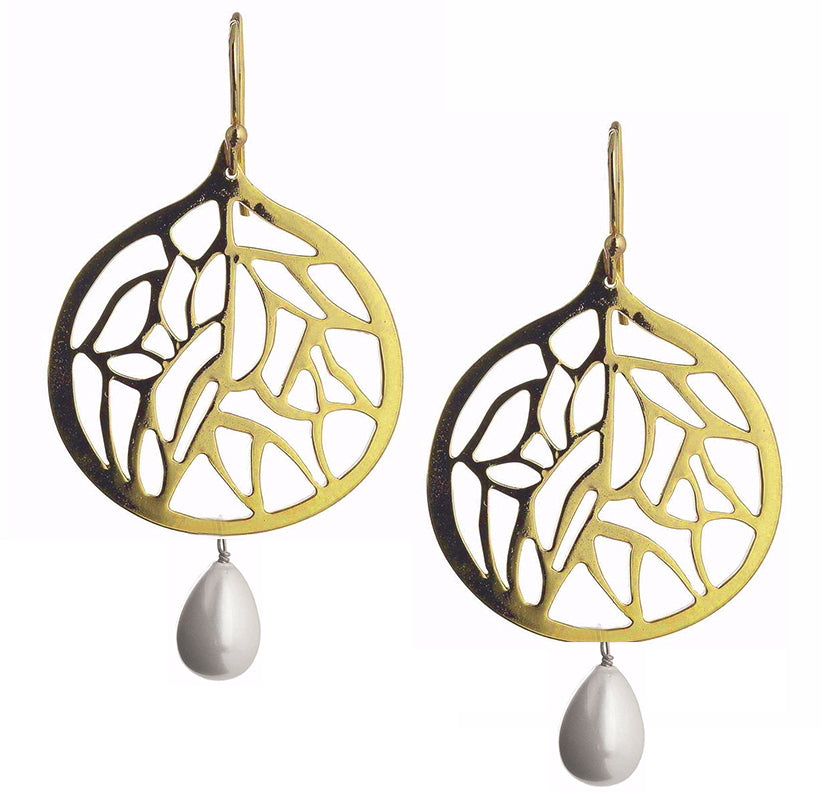 Fruit of the Vine Earrings - Gold