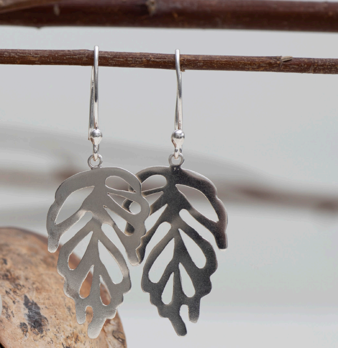 Lily Leaf Earring