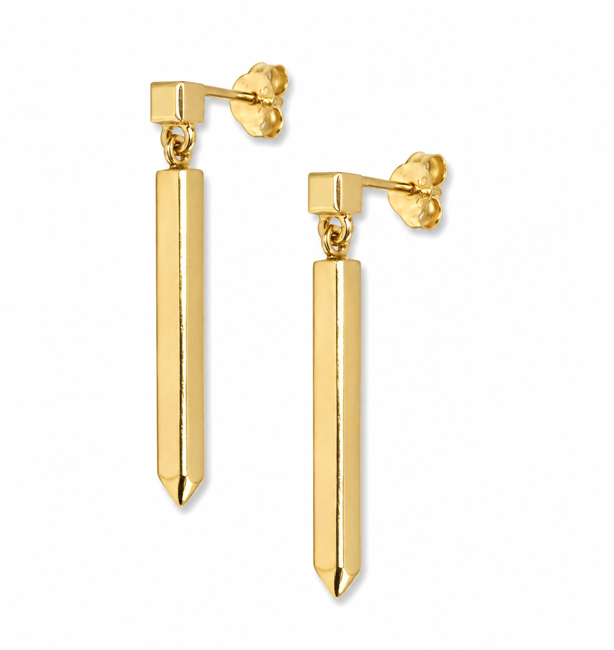 Strong Foundations Earrings - Gold