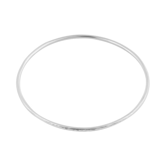 Hammered Sterling Silver Bangle